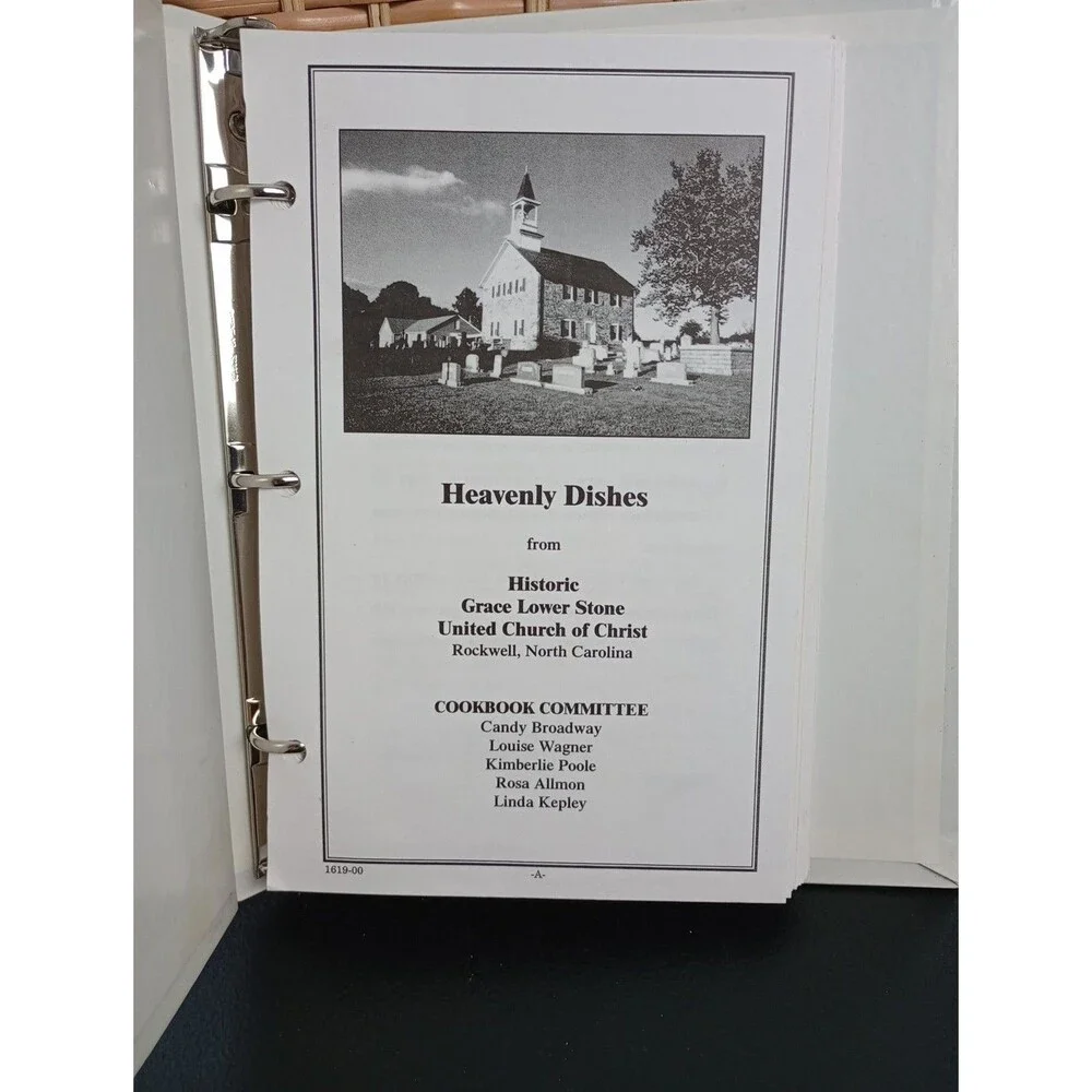 Grace Lower Stone United Church Cookbook Rockwell NC 2000‎ North Carolina